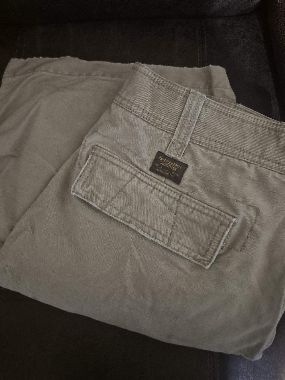 American Eagle Outfitters Men's Taupe Cargo Shorts